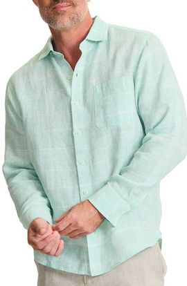 Tommy Bahama Tommy Bahama Paradiso Plaid Linen Button-Up Shirt