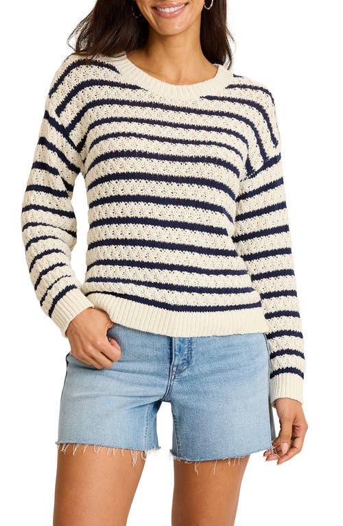 Tommy Bahama Tommy Bahama Pebblestone Bay Stripe Cotton Sweater