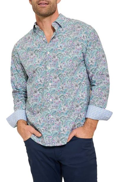 Tommy Bahama Tommy Bahama Sarasota Stretch Azul Gardens IslandZone® Button-Up Shirt