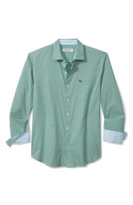 Tommy Bahama Tommy Bahama Sarasota Stretch Ventura IslandZone® Stripe Button-Up Shirt
