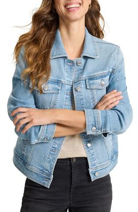 Tommy Bahama Tommy Bahama Sparkle Classic Denim Jacket