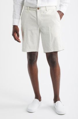 Tommy Bahama Tommy Bahama Stripe Cotton Blend Chino Shorts