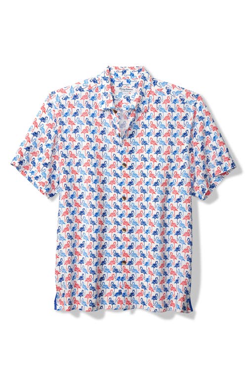 Tommy Bahama Tommy Bahama Veracruz Cay Flamingo Mingle Short Sleeve Button-Up Shirt