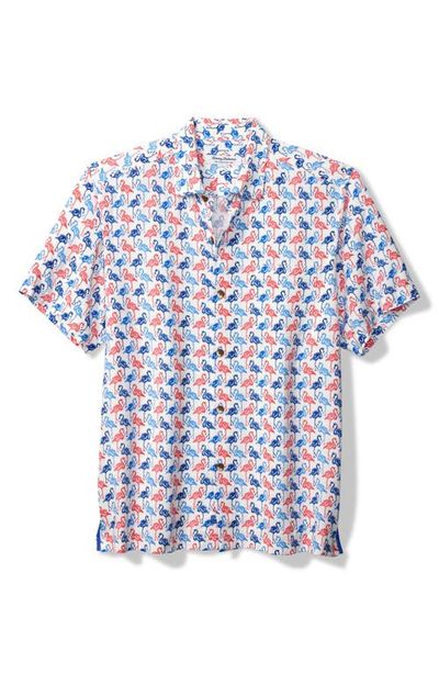 Tommy Bahama Tommy Bahama Veracruz Cay Flamingo Mingle Short Sleeve Button-Up Shirt