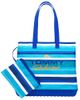 Tommy Bahama Tommy Bahama Water-Repellent Tote with Pouch Ocean Stripe Print - 1