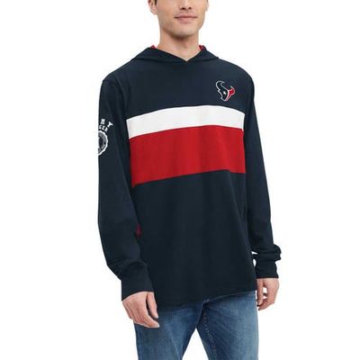 Tommy Hilfiger Men's Tommy Hilfiger Navy Houston Texans Morgan Long Sleeve Hoodie T-Shirt 