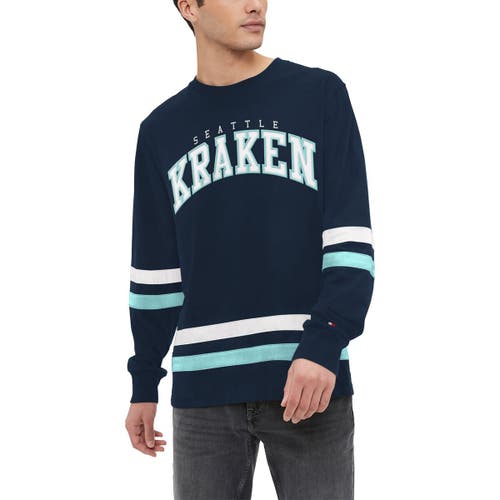 Tommy Hilfiger Men's Tommy Hilfiger Navy Seattle Kraken Nolan Long Sleeve T-Shirt 