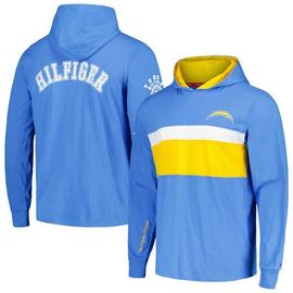 Tommy Hilfiger Men's Tommy Hilfiger Powder Blue Los Angeles Chargers Morgan Long Sleeve Hoodie T-Shirt 