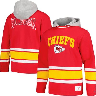 Tommy Hilfiger Men's Tommy Hilfiger Red Kansas City Chiefs Ivan Fashion Pullover Hoodie 