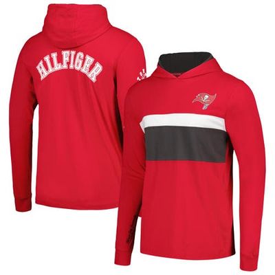 Tommy Hilfiger Men's Tommy Hilfiger Red Tampa Bay Buccaneers Morgan Long Sleeve Hoodie T-Shirt 