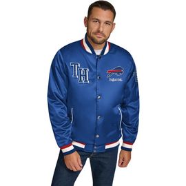 Tommy Hilfiger Men's Tommy Hilfiger Royal Buffalo Bills Dante Full-Snap Satin Jacket 
