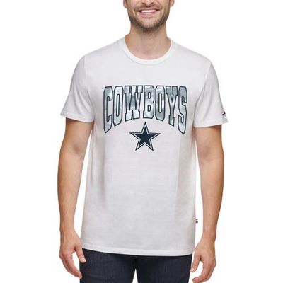 Tommy Hilfiger Men's Tommy Hilfiger White Dallas Cowboys Embroidered Patch T-Shirt 