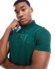 Tommy Hilfiger Tommy Hilfiger 1985 slim polo shirt in forest green - 1