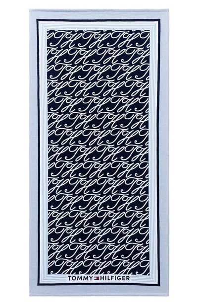 Tommy Hilfiger Tommy Hilfiger Allover Monogram Beach Towel