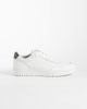 Tommy Hilfiger Tommy Hilfiger basket real premium leather sneakers in white - 1