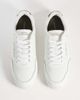 Tommy Hilfiger Tommy Hilfiger basket real premium leather sneakers in white - 2