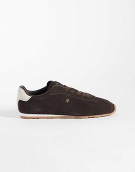 Tommy Hilfiger Tommy Hilfiger Bella real suede low sneakers in brown