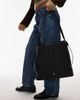 Tommy Hilfiger Tommy Hilfiger braided bucket bag with adjustable strap in black - 3