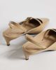 Tommy Hilfiger Tommy Hilfiger buckle slingback kitten heels in beige-Neutral - 4