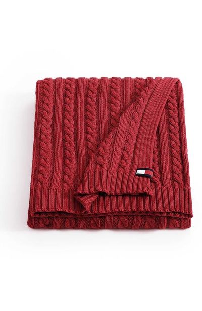 Tommy Hilfiger Tommy Hilfiger Cable Knit Throw