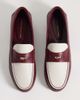 Tommy Hilfiger Tommy Hilfiger coin contrast loafers in brown & white - 2