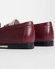 Tommy Hilfiger Tommy Hilfiger coin contrast loafers in brown & white - 4