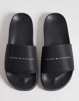 Tommy Hilfiger Tommy Hilfiger core logo slides in black