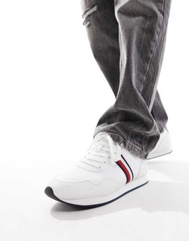 Tommy Hilfiger Tommy Hilfiger core low runner sneakers in white
