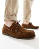 Tommy Hilfiger Tommy Hilfiger core suede boat shoes in brown - 1