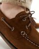 Tommy Hilfiger Tommy Hilfiger core suede boat shoes in brown - 4