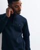 Tommy Hilfiger Tommy Hilfiger cotton flag heavy henley sweatshirt in navy - 2