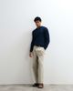 Tommy Hilfiger Tommy Hilfiger cotton waffle texture long sleeve t-shirt in navy - 2