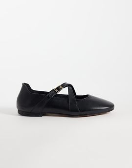 Tommy Hilfiger Tommy Hilfiger cross strap mary janes in black