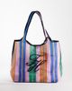 Tommy Hilfiger Tommy Hilfiger cursive logo mesh beach tote in multi - 1