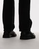 Tommy Hilfiger Tommy Hilfiger cut out detailing classic leather loafers in black - 3