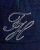 Tommy Hilfiger Tommy Hilfiger denim cursive logo cap in blue-Navy - 3
