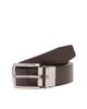 Tommy Hilfiger Tommy Hilfiger denton leather belt in dark brown - 1