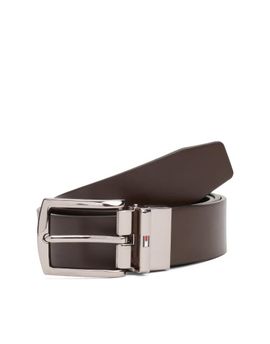Tommy Hilfiger Tommy Hilfiger denton leather belt in dark brown