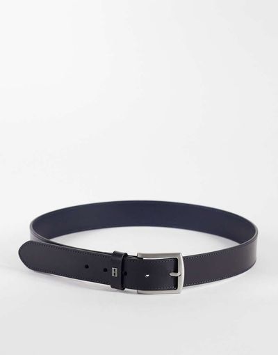 Tommy Hilfiger Tommy Hilfiger Denton premium leather belt in navy