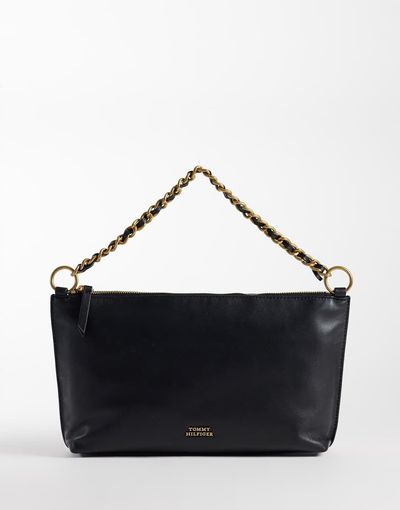Tommy Hilfiger Tommy Hilfiger downtown leather mini bag in black