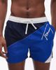 Tommy Hilfiger Tommy Hilfiger drawstring swim shorts in blue & navy - 1