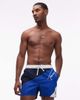 Tommy Hilfiger Tommy Hilfiger drawstring swim shorts in blue & navy - 4