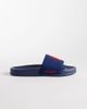 Tommy Hilfiger Tommy Hilfiger embroidered pool slides in blue-Navy - 3