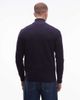 Tommy Hilfiger Tommy Hilfiger flag cotton half zip sweater in navy - 3