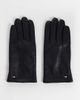 Tommy Hilfiger Tommy Hilfiger flag premium leather gloves in black - 1