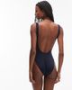 Tommy Hilfiger Tommy Hilfiger flag swimsuit in navy - 2