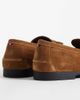 Tommy Hilfiger Tommy Hilfiger flexible suede tassel loafers in ginger brown - 4