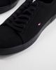 Tommy Hilfiger Tommy Hilfiger harlow canvas sneakers in black - 4
