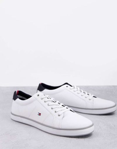 Tommy Hilfiger Tommy Hilfiger harlow canvas sneakers in white