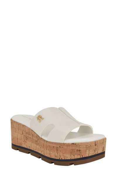 Tommy Hilfiger Tommy Hilfiger Heliena Platform Wedge Slide Sandal